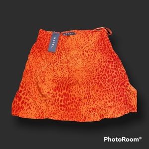 SIZE XS motel cheetah print skirt